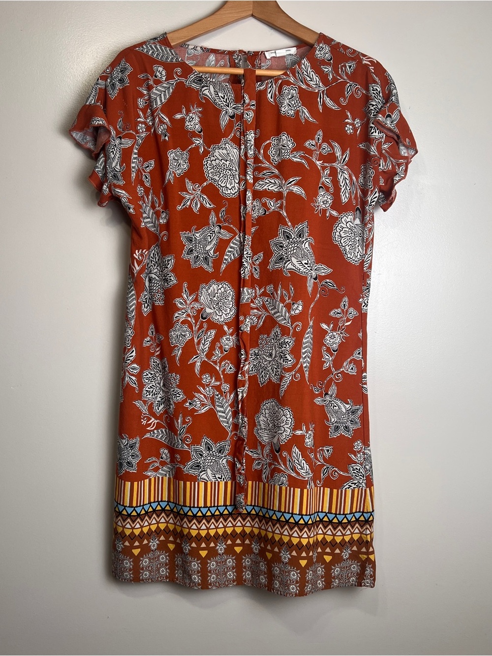 Beach Lunch Lounge Dress Womens Size XS Resort Beach w/Belt, EUC